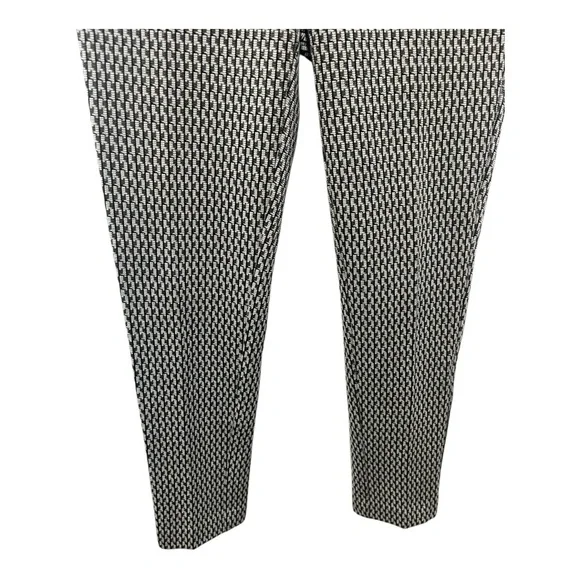 THEORY TRECCA TAILORED GEOMETRIC PRINT DRESS PANT SIZE 0 - Picture 8 of 14